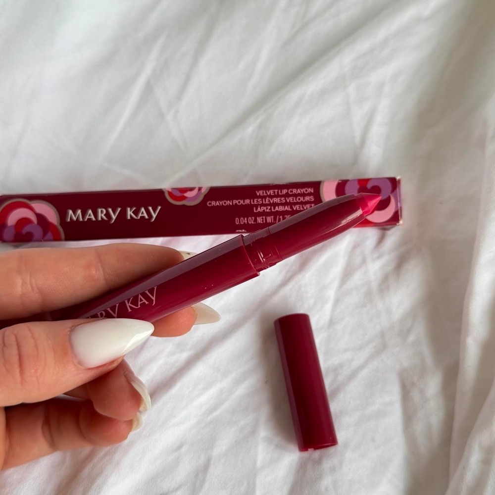 Mary Kay Velvet Lip Crayon Visionary Pink Rose Visionnaire 208941 New